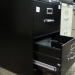 Hon Black 2 Drawer Legal Size Vertical File Cabinet, Locking